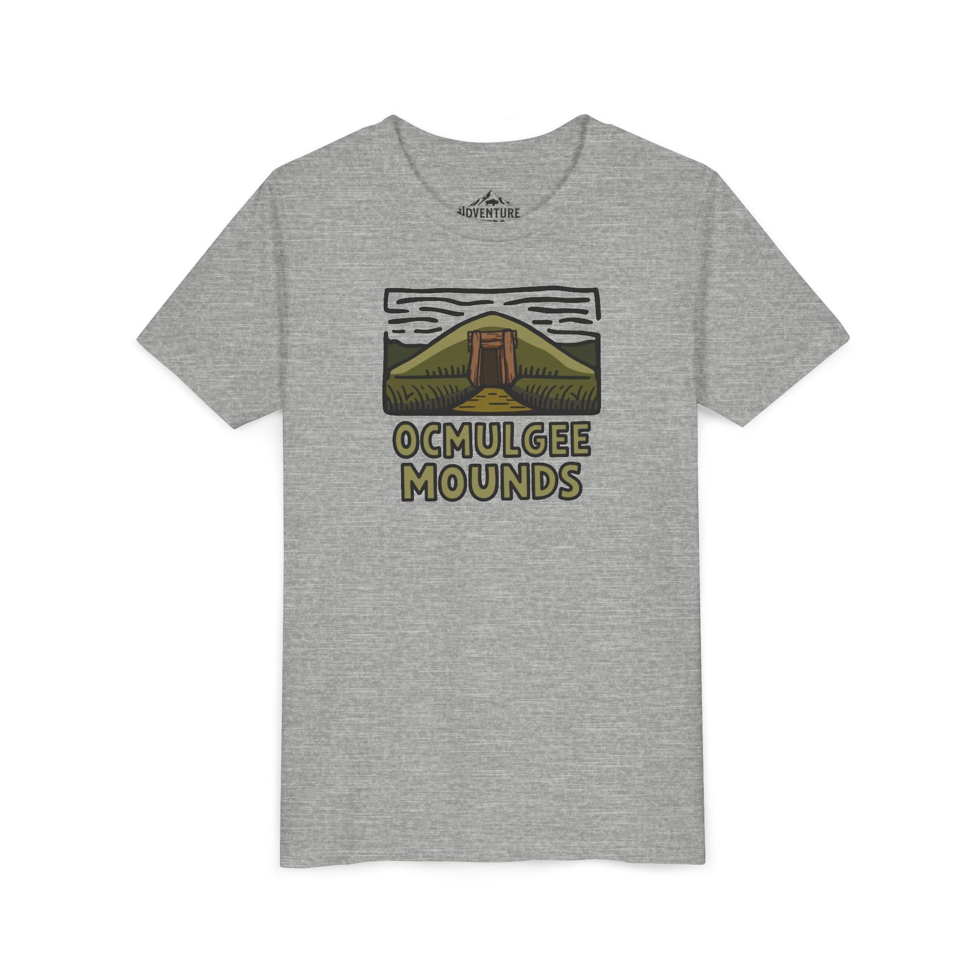 Wholesale Youth Ocmulgee Mounds T-shirt Sport Grey Adventure and Outdoors Themed Kids clothes