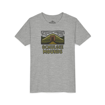 Wholesale Youth Ocmulgee Mounds T-shirt Sport Grey Adventure and Outdoors Themed Kids clothes