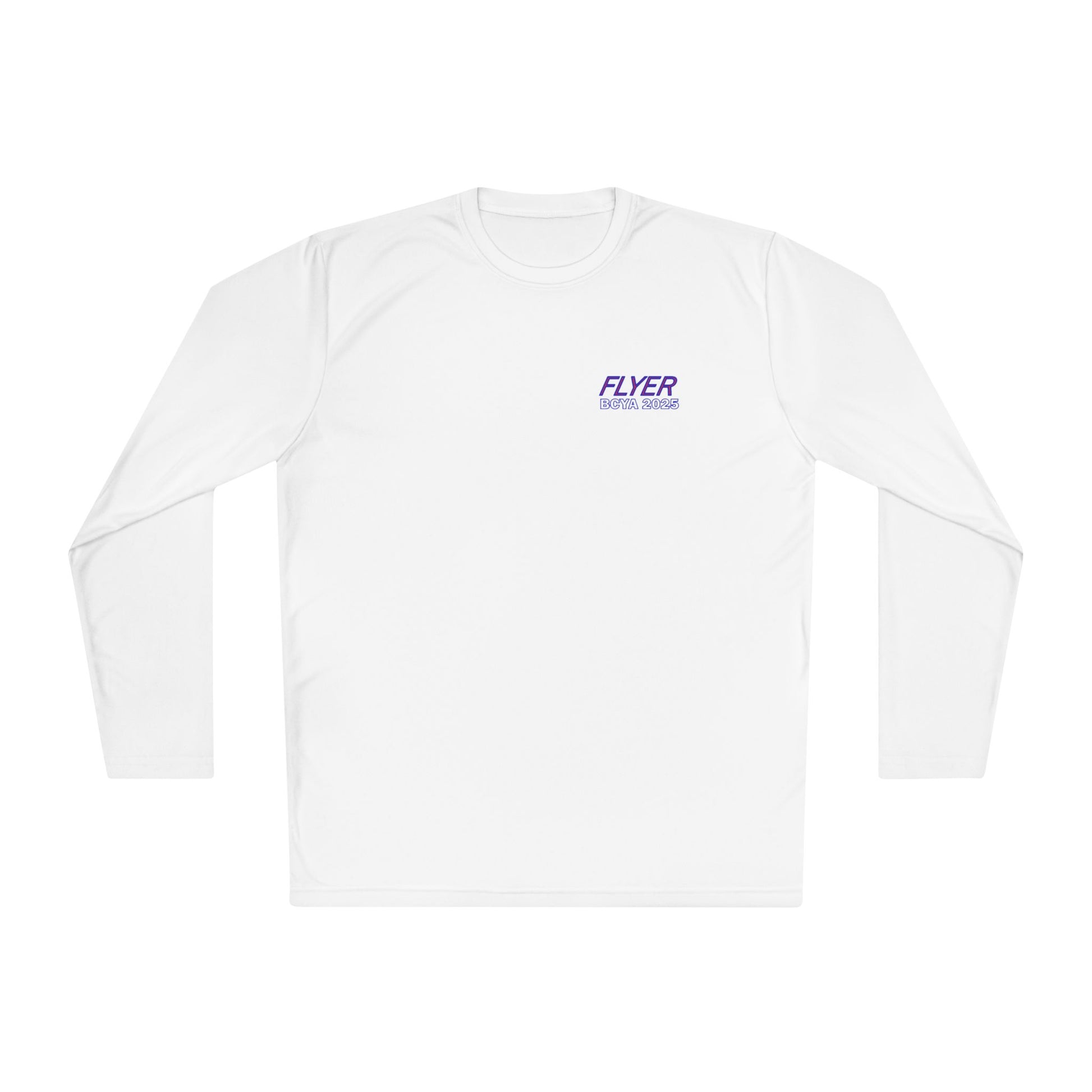 Custom Flyer Sailing Performance Long Sleeve White Adventure and Outdoors Themed Long-sleeve