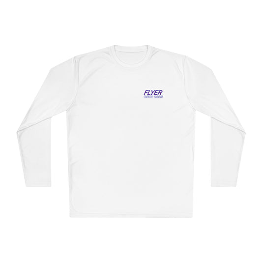 Custom Flyer Sailing Performance Long Sleeve White Adventure and Outdoors Themed Long-sleeve