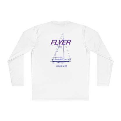 Custom Flyer Sailing Performance Long Sleeve Adventure and Outdoors Themed Long-sleeve