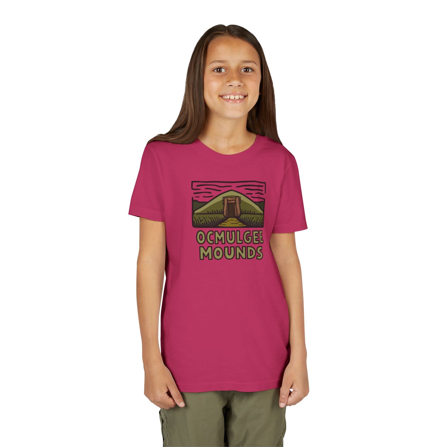Wholesale Youth Ocmulgee Mounds T-shirt Adventure and Outdoors Themed Kids clothes
