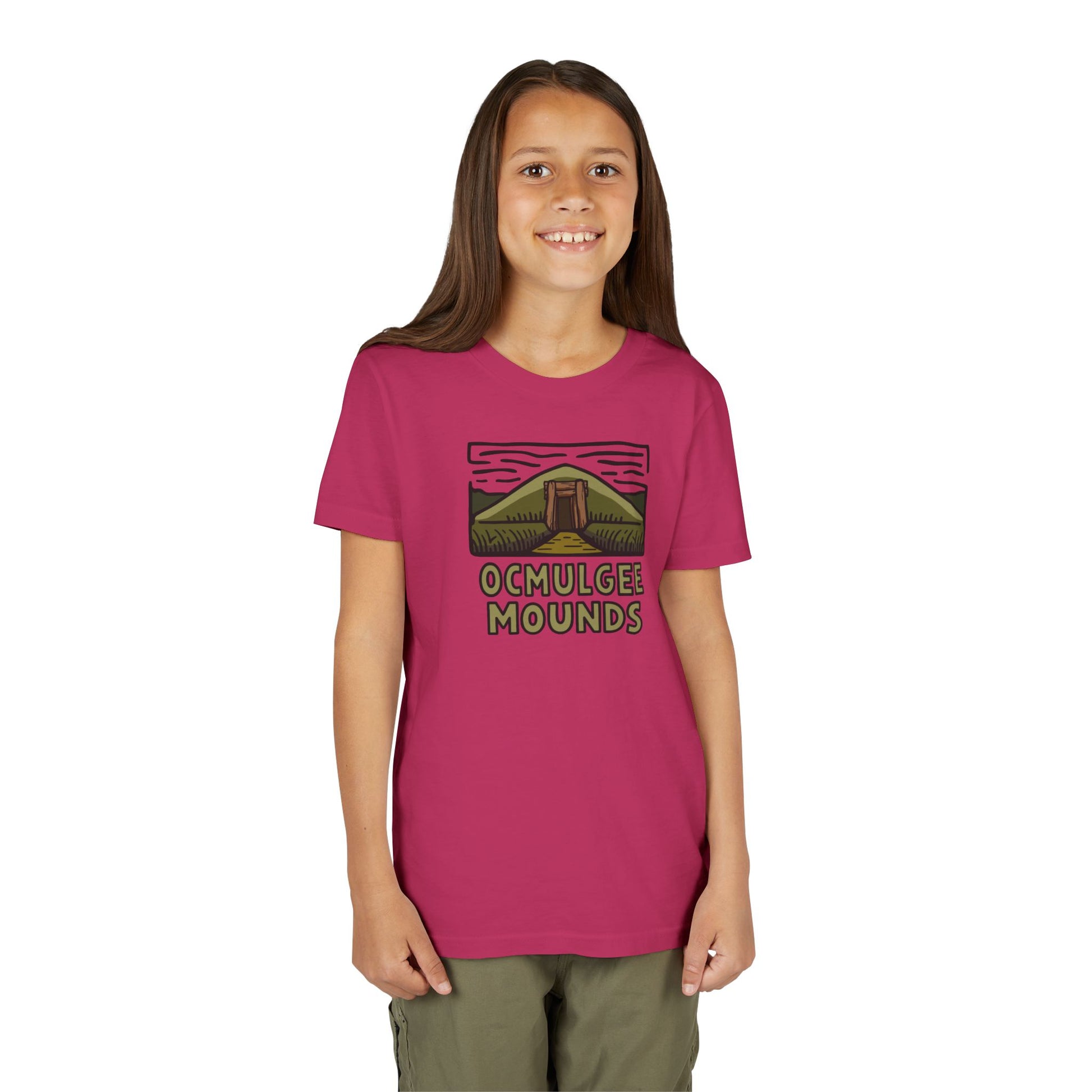 Wholesale Youth Ocmulgee Mounds T-shirt Adventure and Outdoors Themed Kids clothes