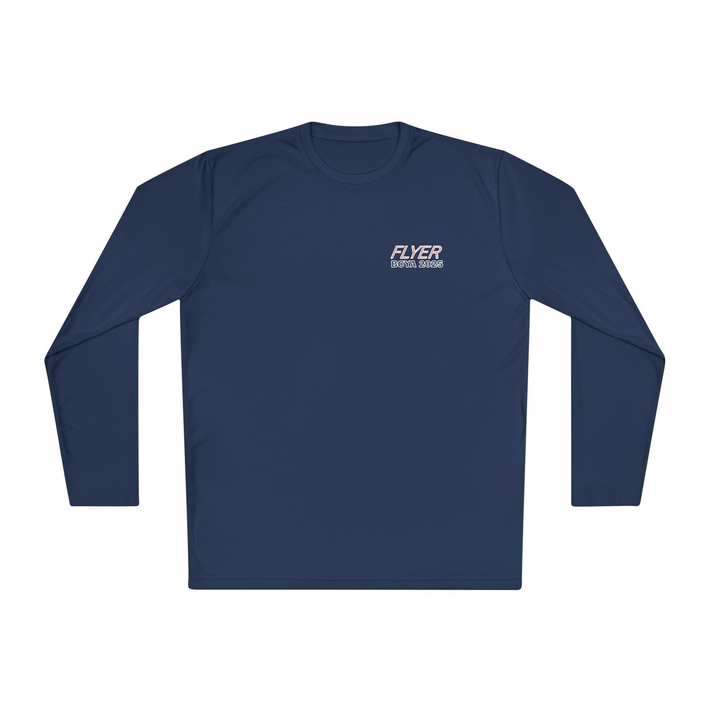 Custom Flyer Sailing Performance Long Sleeve True Navy Adventure and Outdoors Themed Long-sleeve
