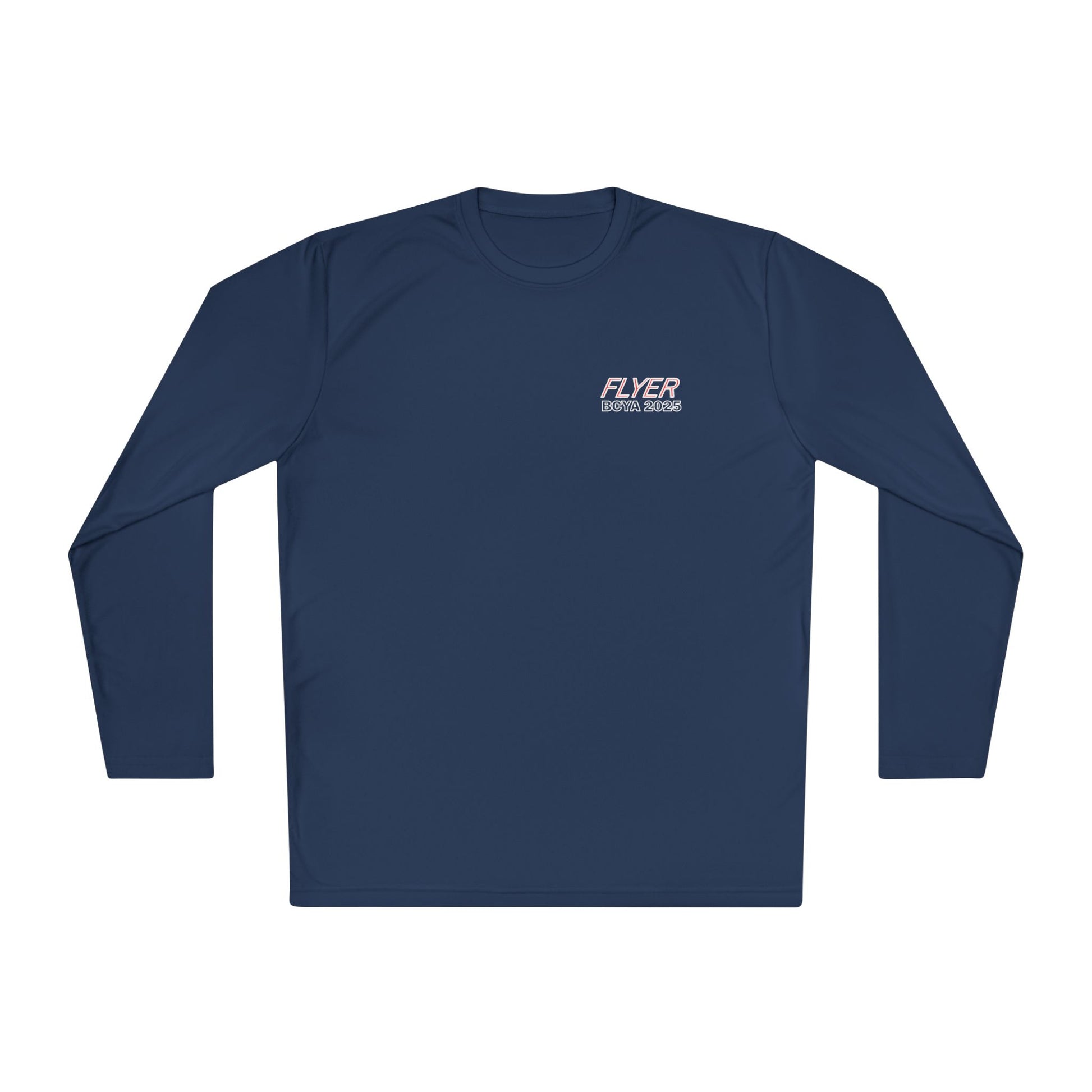 Custom Flyer Sailing Performance Long Sleeve True Navy Adventure and Outdoors Themed Long-sleeve