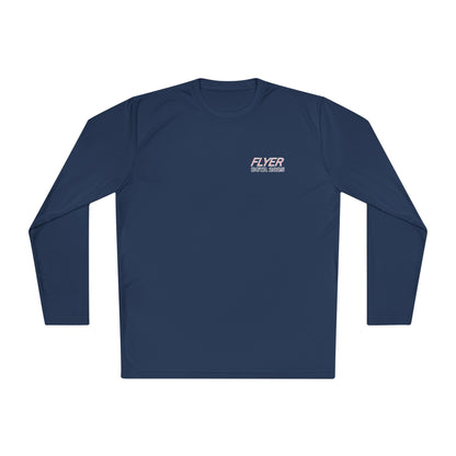 Custom Flyer Sailing Performance Long Sleeve True Navy Adventure and Outdoors Themed Long-sleeve