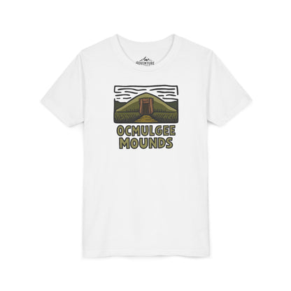 Wholesale Youth Ocmulgee Mounds T-shirt White Adventure and Outdoors Themed Kids clothes