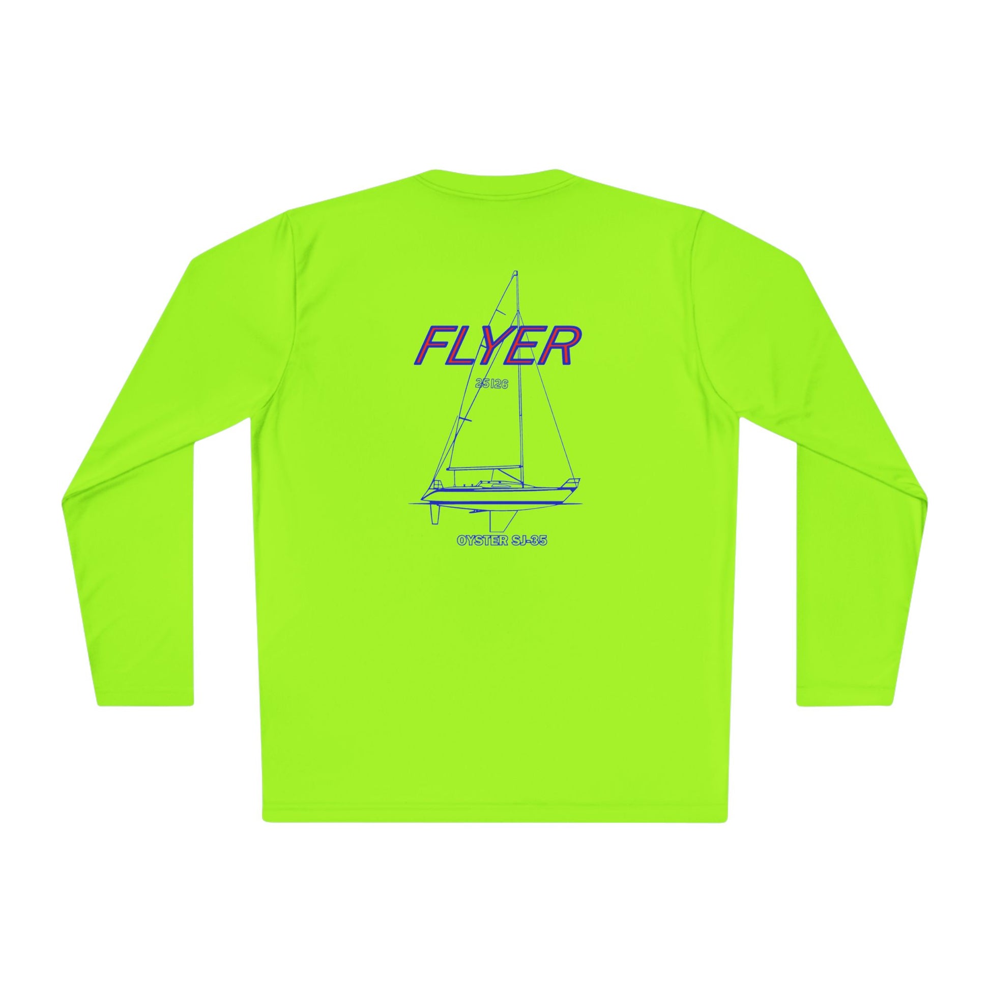 Custom Flyer Sailing Performance Long Sleeve Adventure and Outdoors Themed Long-sleeve