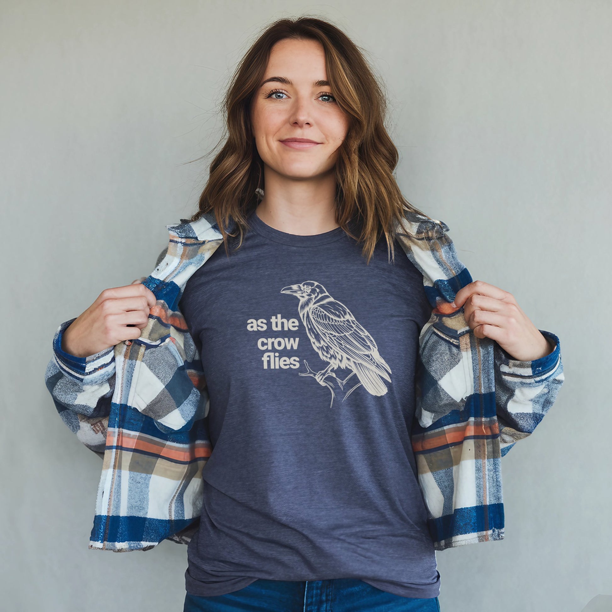 As the Crow Flies T-Shirt Adventure and Outdoors Themed T-Shirt