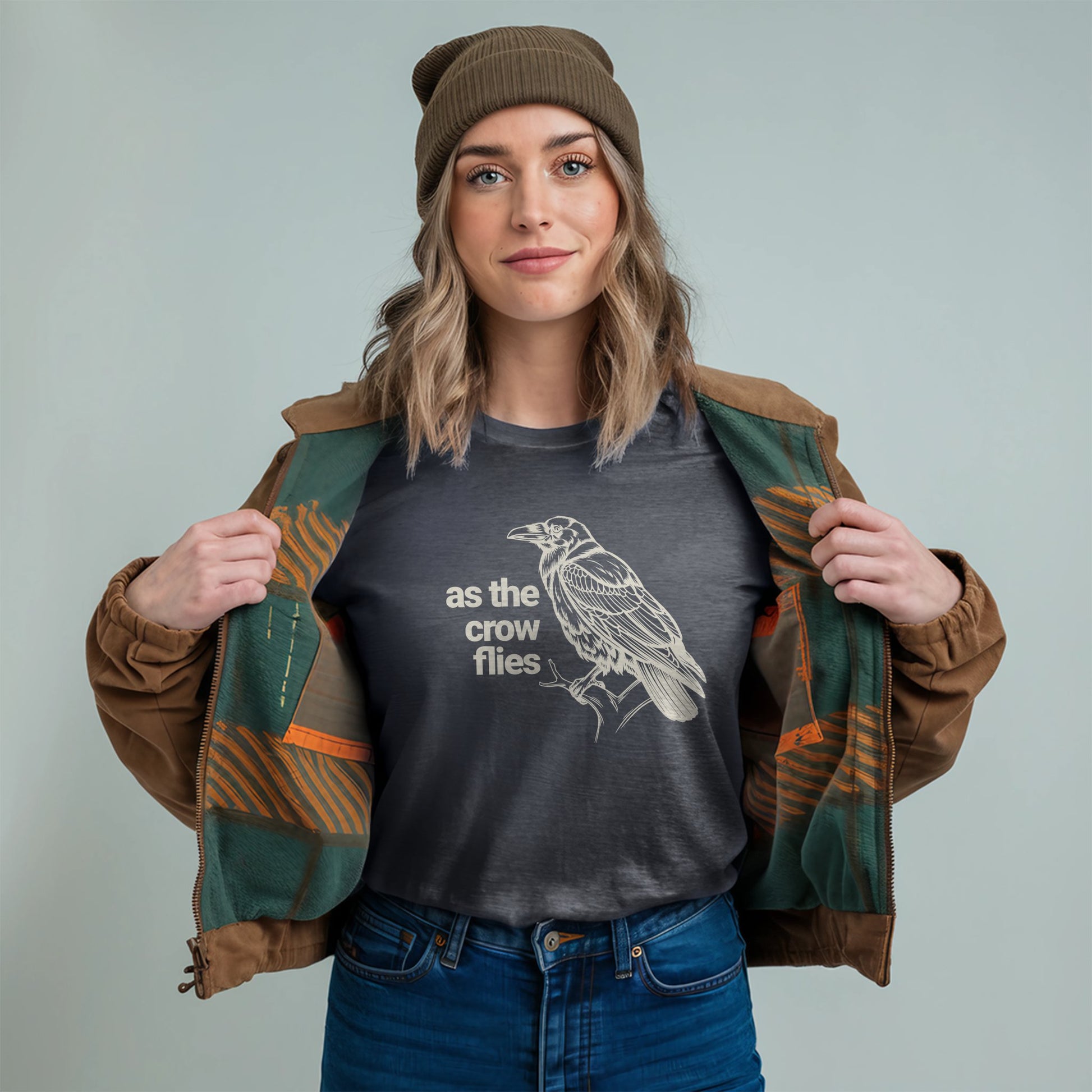 As the Crow Flies T-Shirt Adventure and Outdoors Themed T-Shirt