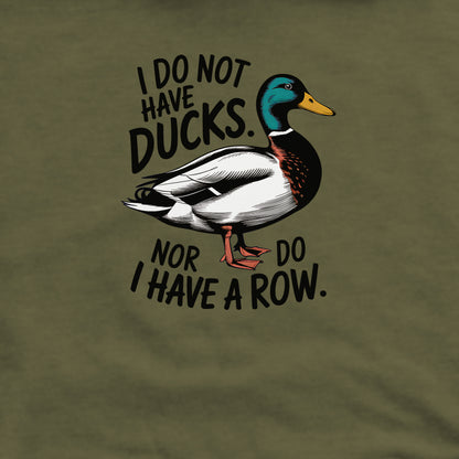 Ducks in a Row Crewneck Sweatshirt Adventure and Outdoors Themed Sweatshirt