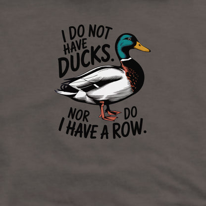 Ducks in a Row Crewneck Sweatshirt Adventure and Outdoors Themed Sweatshirt