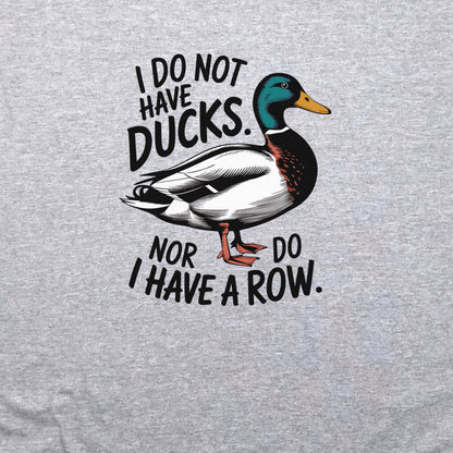 Ducks in a Row Crewneck Sweatshirt Adventure and Outdoors Themed Sweatshirt