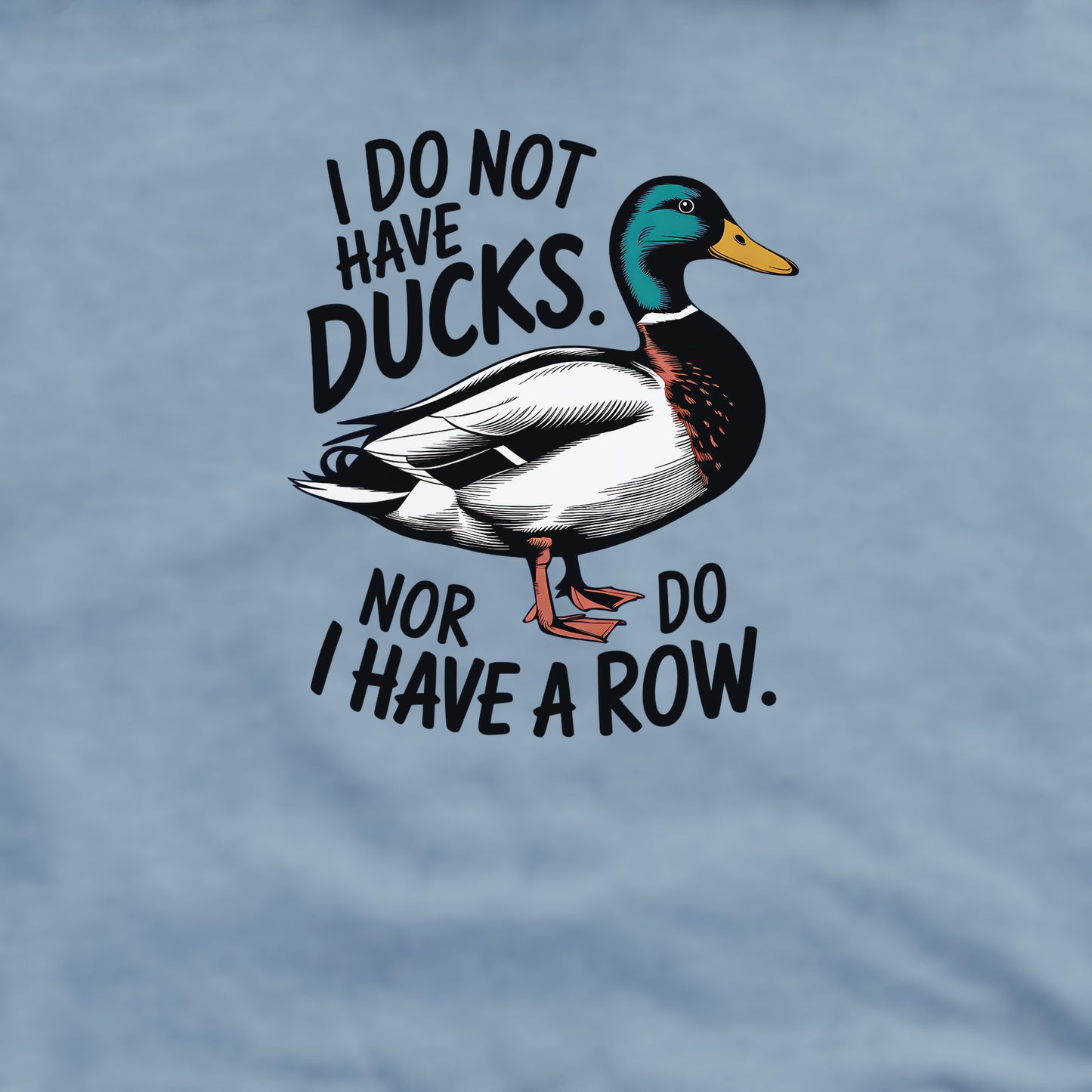 Ducks in a Row Crewneck Sweatshirt Adventure and Outdoors Themed Sweatshirt