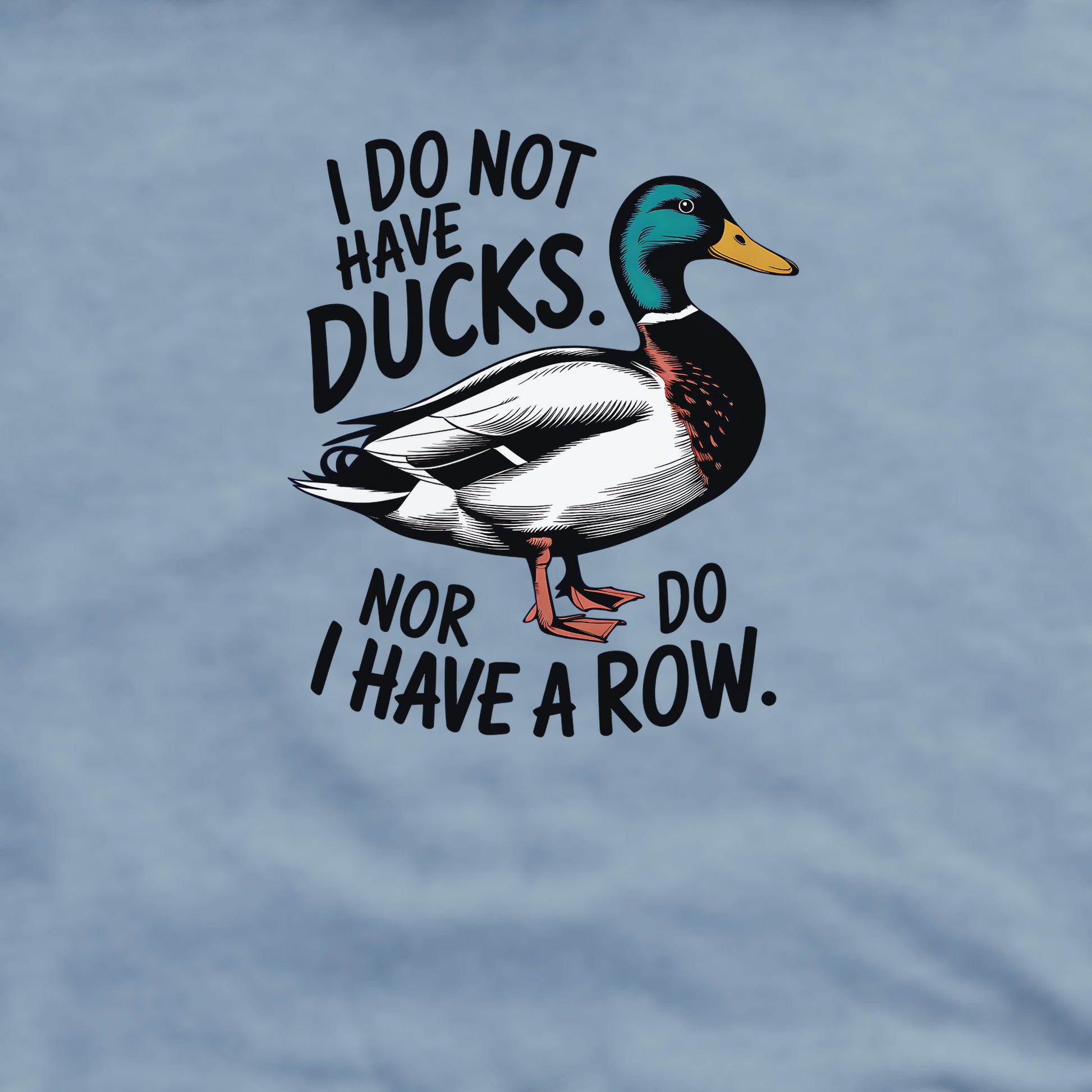 Ducks in a Row Crewneck Sweatshirt Adventure and Outdoors Themed Sweatshirt