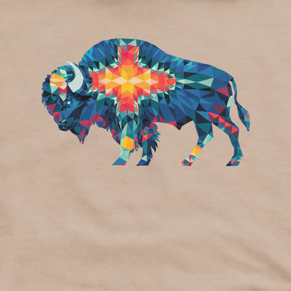 Buffalo Southwestern Mosaic Crewneck Sweatshirt Adventure and Outdoors Themed Sweatshirt