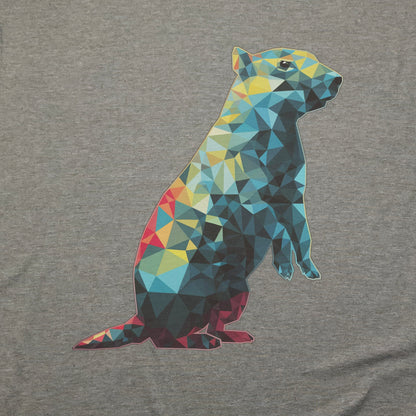 Prairie Dog Mosaic T-Shirt Adventure and Outdoors Themed T-Shirt