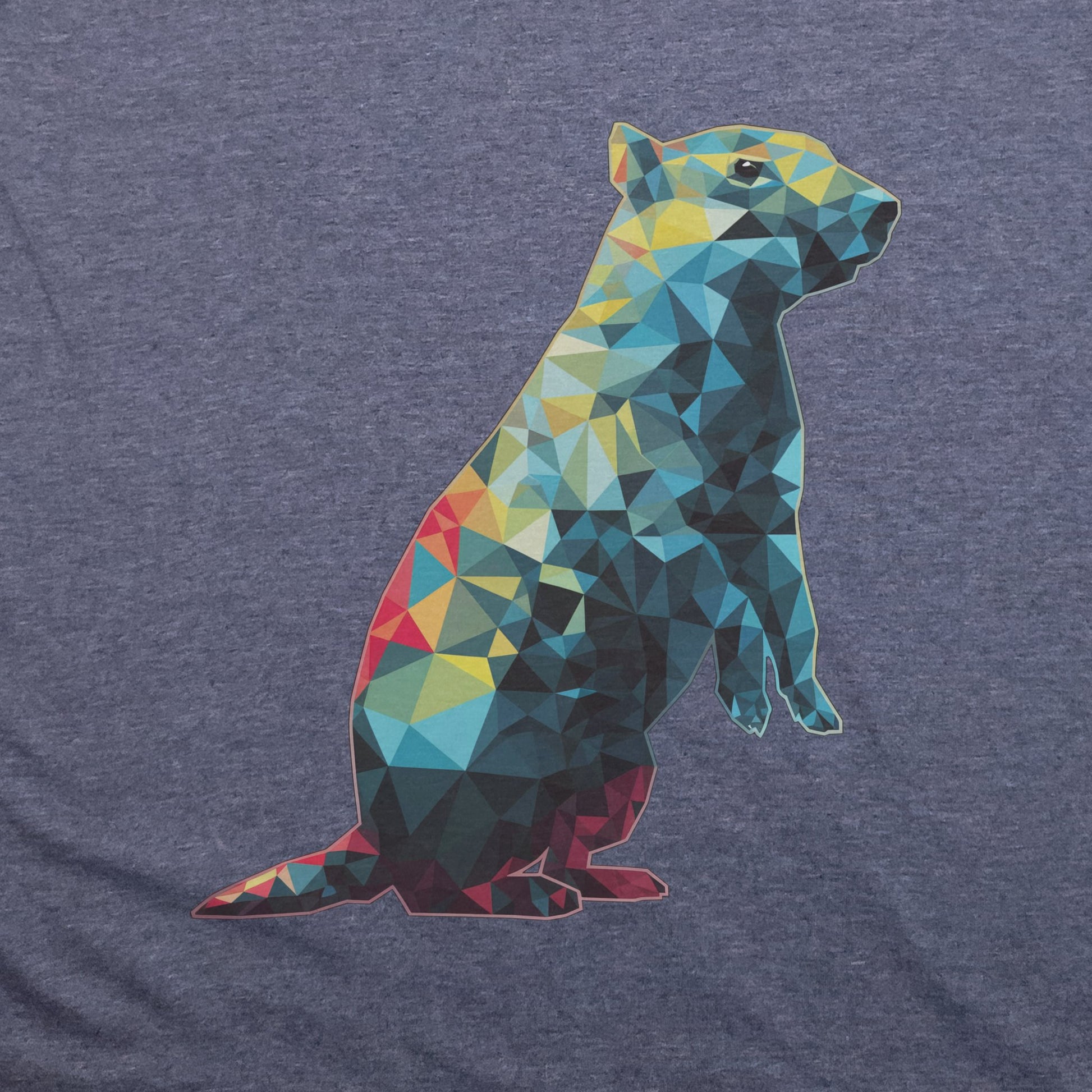 Prairie Dog Mosaic T-Shirt Adventure and Outdoors Themed T-Shirt