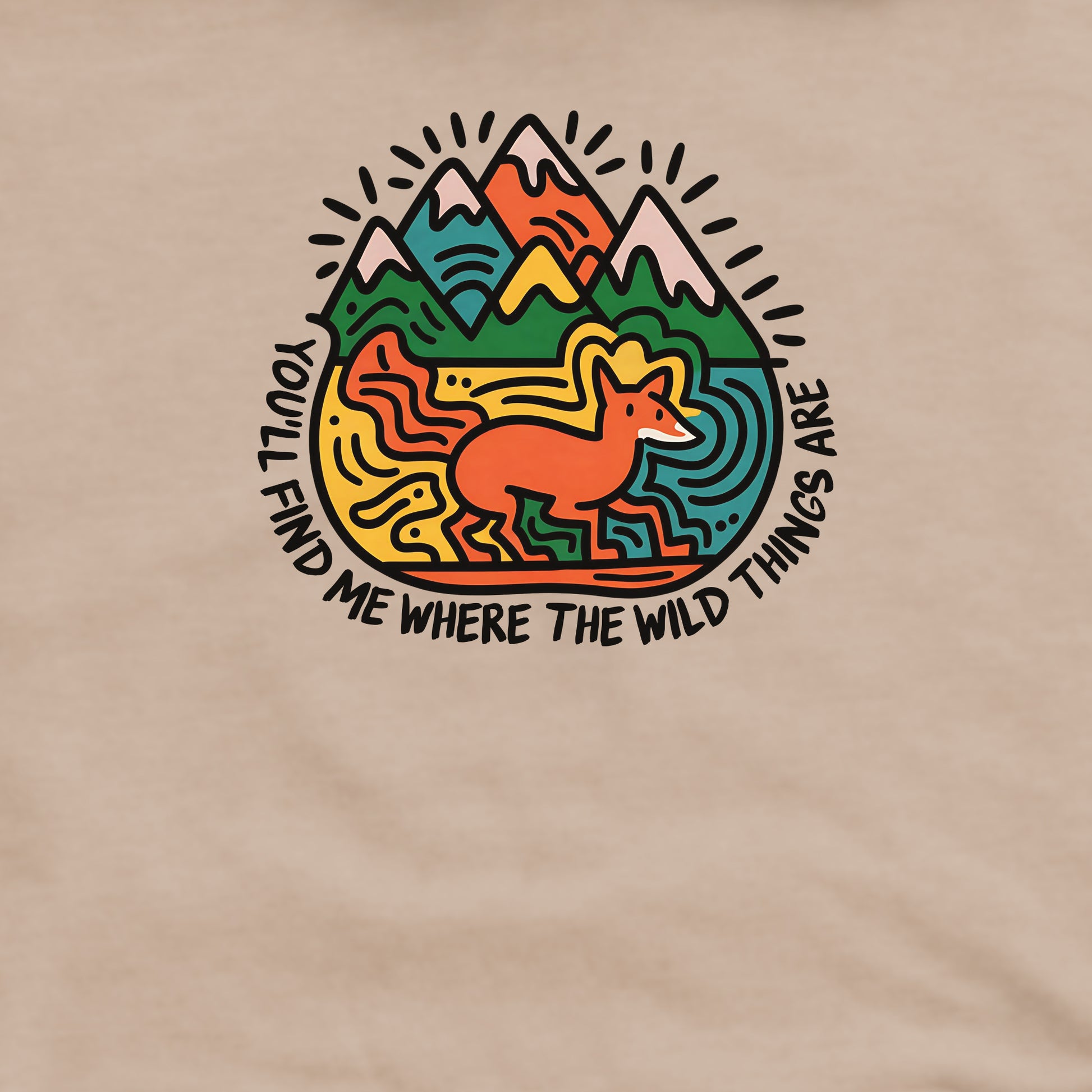 You'll Find Me Crewneck Sweatshirt Adventure and Outdoors Themed Sweatshirt