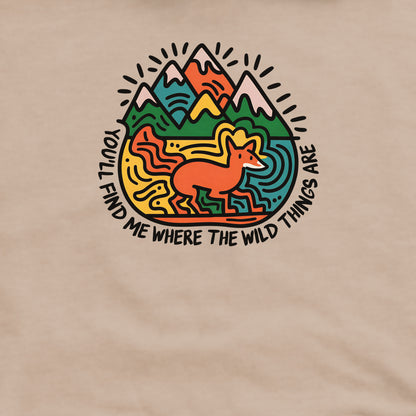 You'll Find Me Crewneck Sweatshirt Adventure and Outdoors Themed Sweatshirt