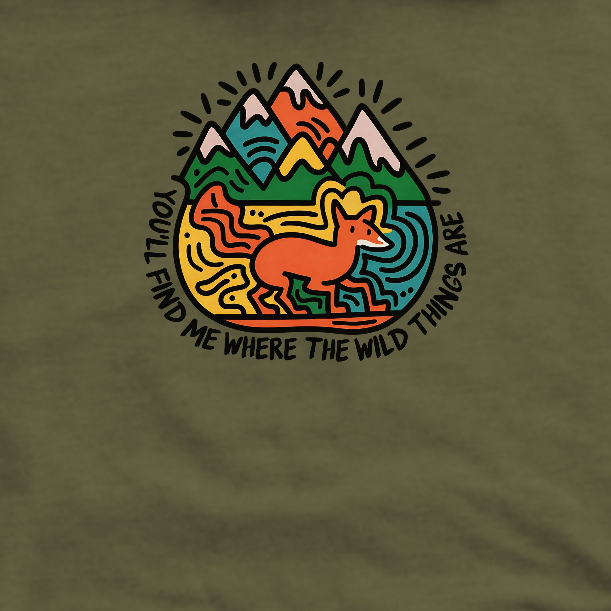 You'll Find Me Crewneck Sweatshirt Adventure and Outdoors Themed Sweatshirt