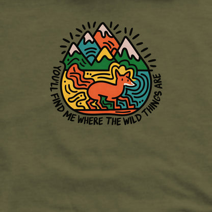 You'll Find Me Crewneck Sweatshirt Adventure and Outdoors Themed Sweatshirt