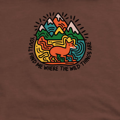 You'll Find Me Crewneck Sweatshirt Adventure and Outdoors Themed Sweatshirt