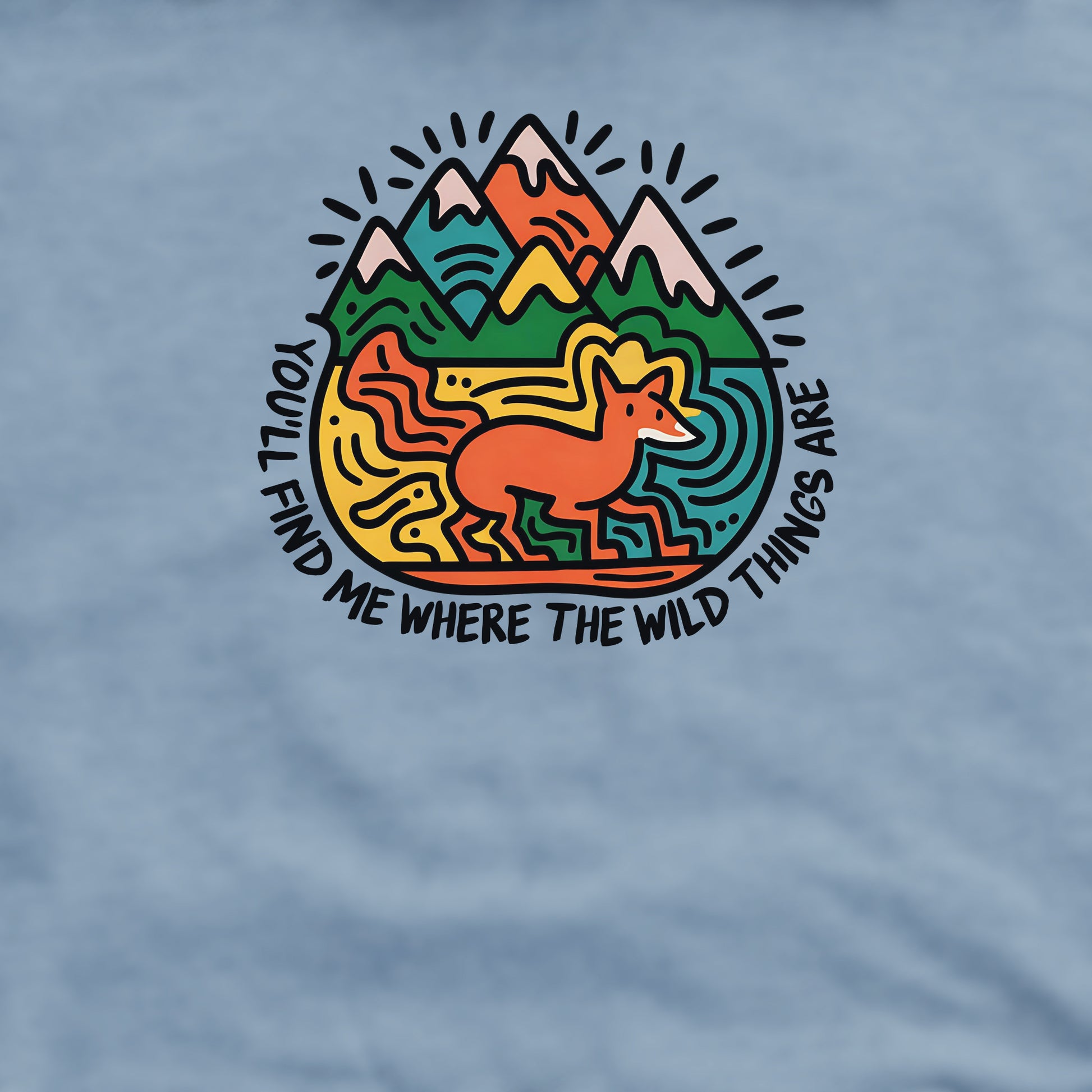 You'll Find Me Crewneck Sweatshirt Adventure and Outdoors Themed Sweatshirt