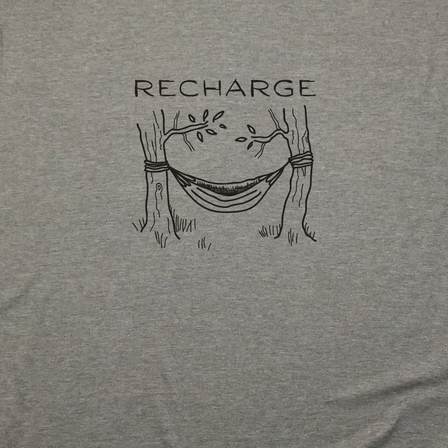Recharge Hammock T-Shirt Adventure and Outdoors Themed T-Shirt
