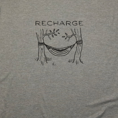 Recharge Hammock T-Shirt Adventure and Outdoors Themed T-Shirt