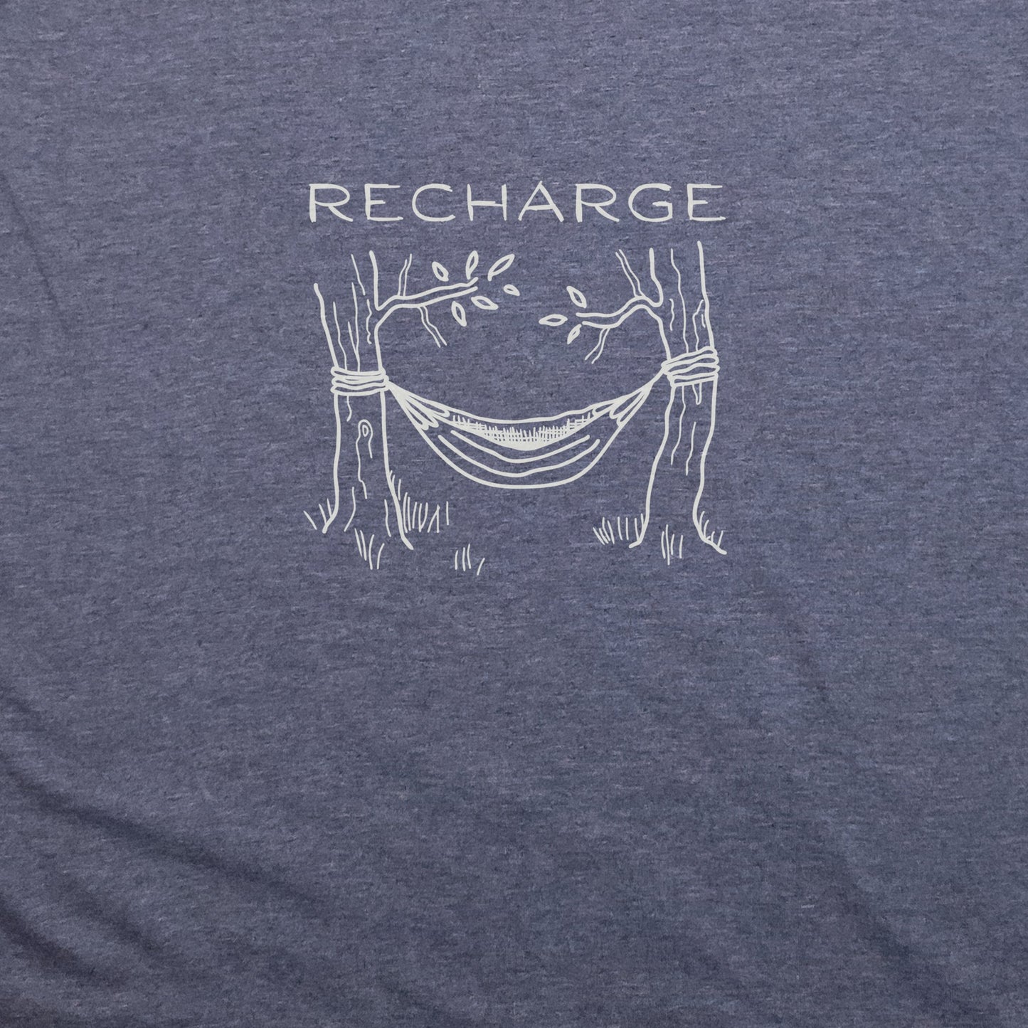 Recharge Hammock T-Shirt Adventure and Outdoors Themed T-Shirt