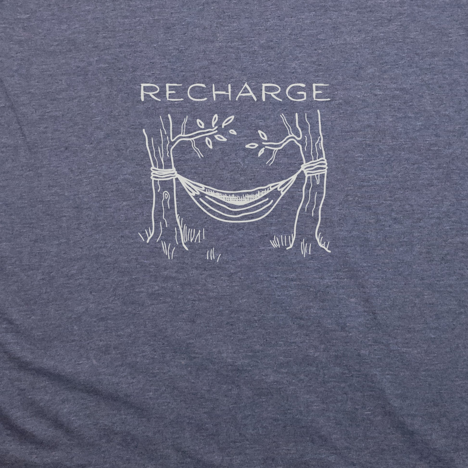Recharge Hammock T-Shirt Adventure and Outdoors Themed T-Shirt