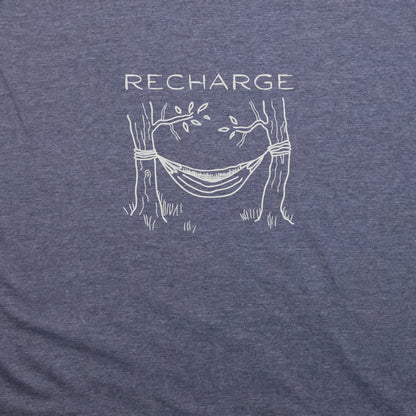 Recharge Hammock T-Shirt Adventure and Outdoors Themed T-Shirt