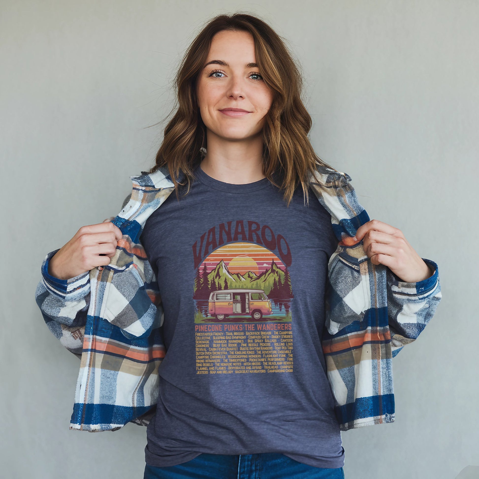 Vanaroo Tour T-Shirt Adventure and Outdoors Themed T-Shirt