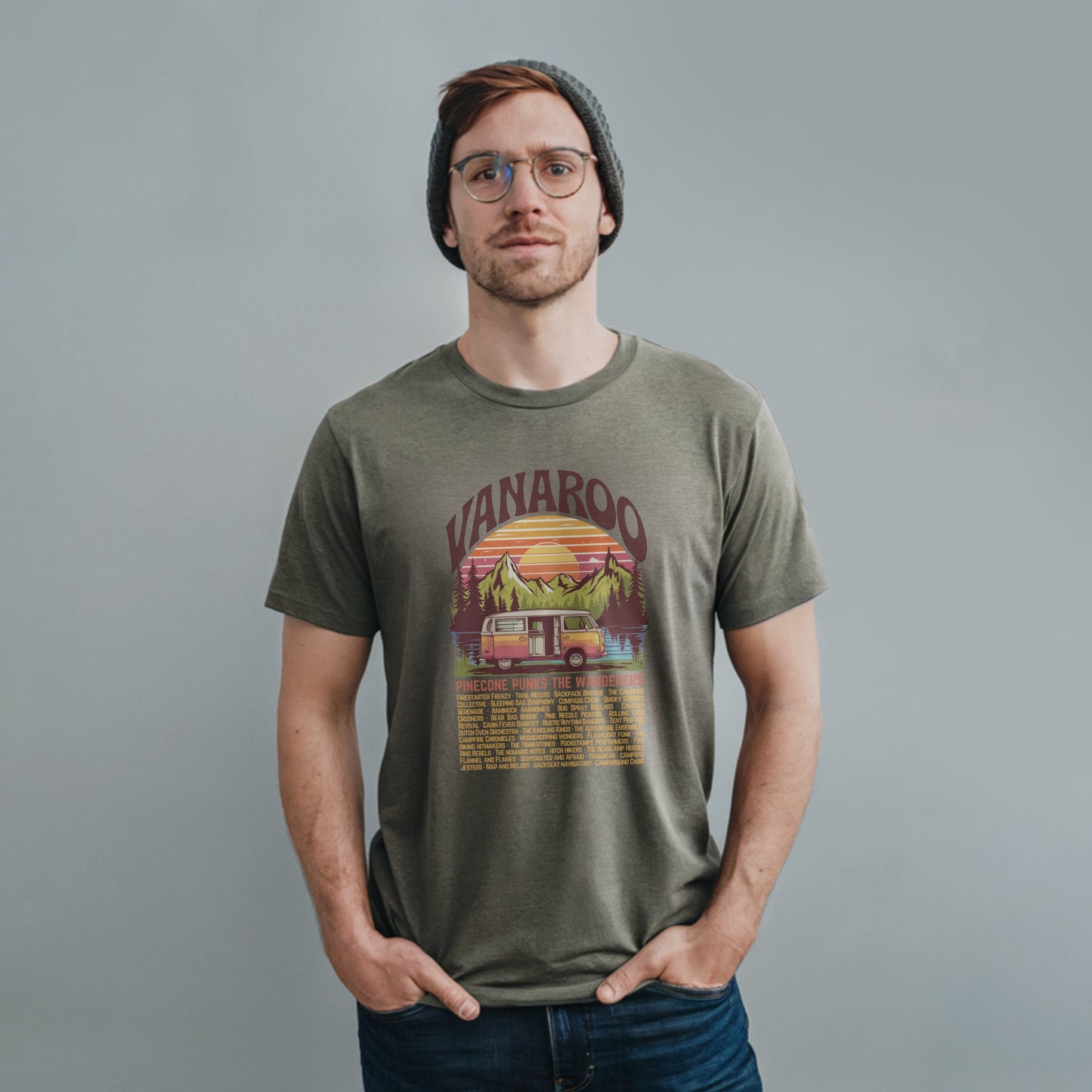 Vanaroo Tour T-Shirt Adventure and Outdoors Themed T-Shirt