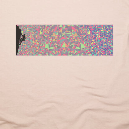 Climbing Mosaic T-Shirt Adventure and Outdoors Themed T-Shirt