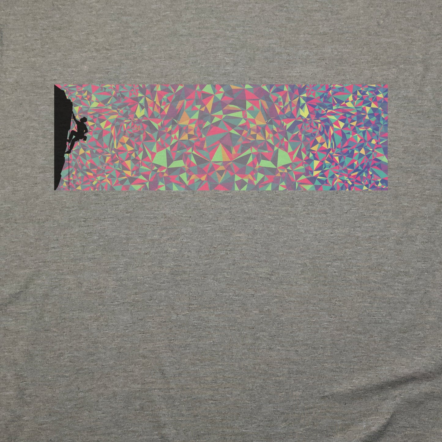 Climbing Mosaic T-Shirt Adventure and Outdoors Themed T-Shirt