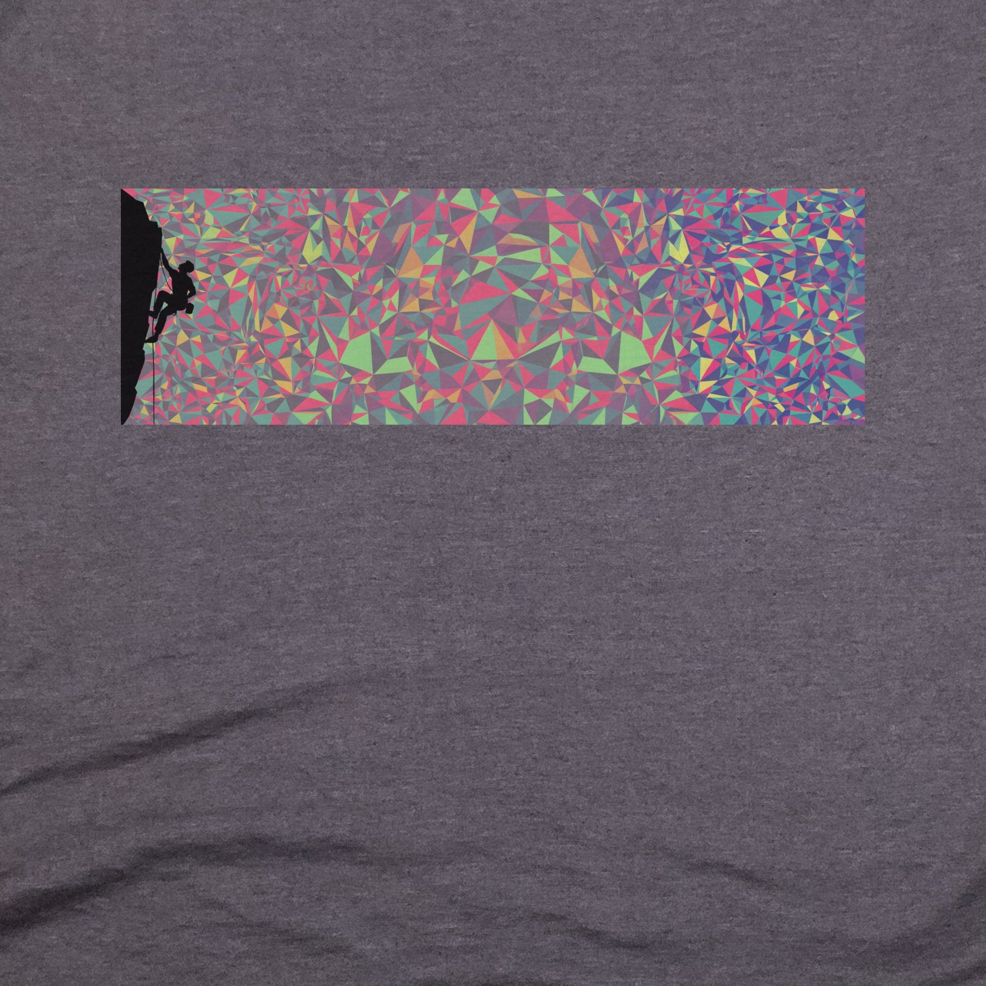 Climbing Mosaic T-Shirt Adventure and Outdoors Themed T-Shirt
