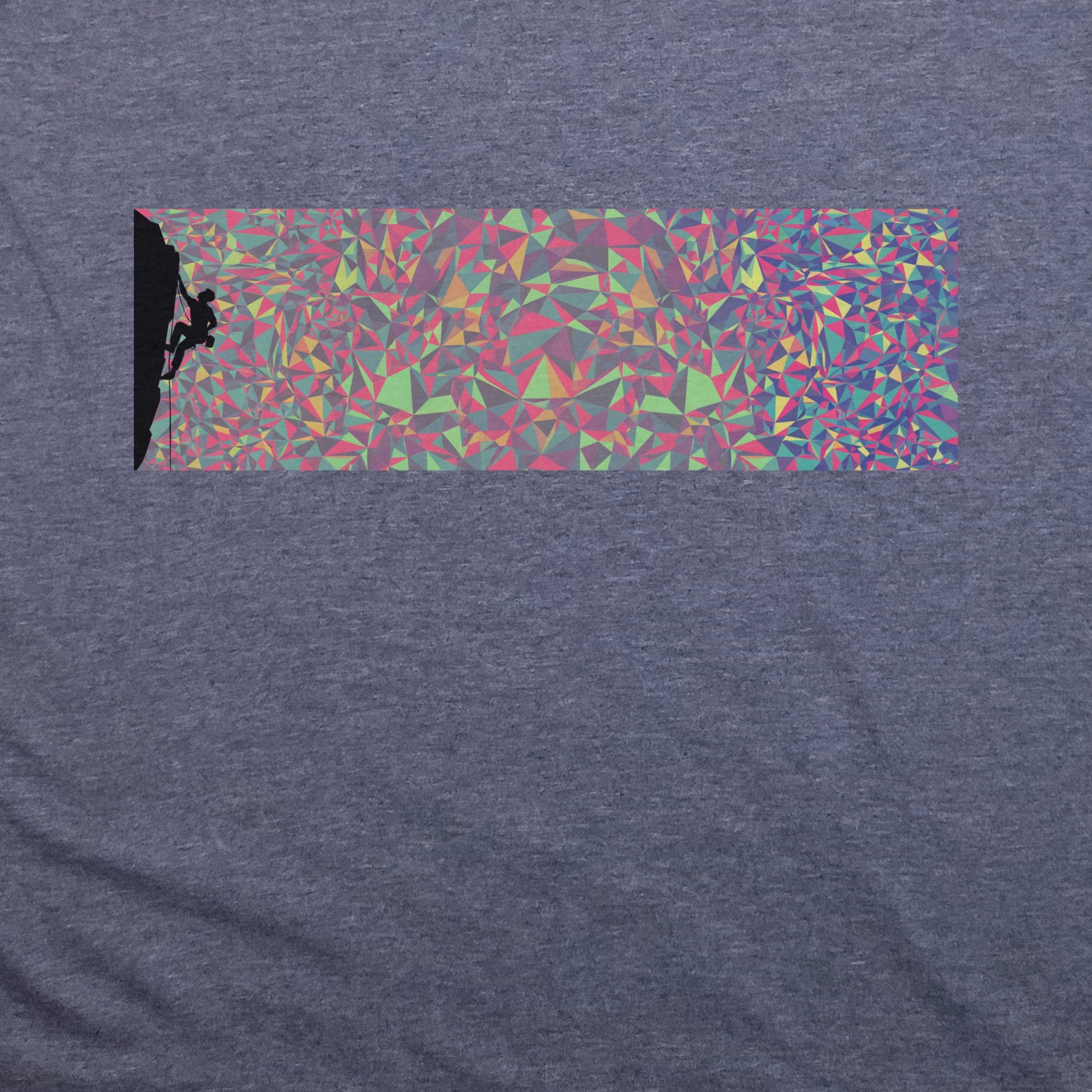Climbing Mosaic T-Shirt Adventure and Outdoors Themed T-Shirt