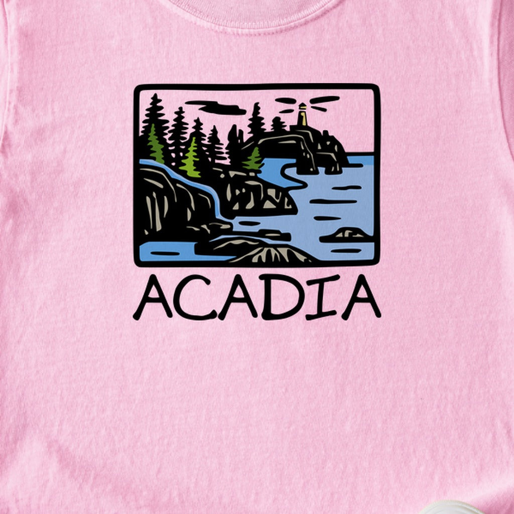 Acadia National Park Kids Cotton T-Shirt