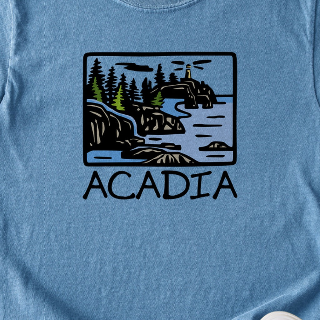 Acadia National Park Kids Cotton T-Shirt