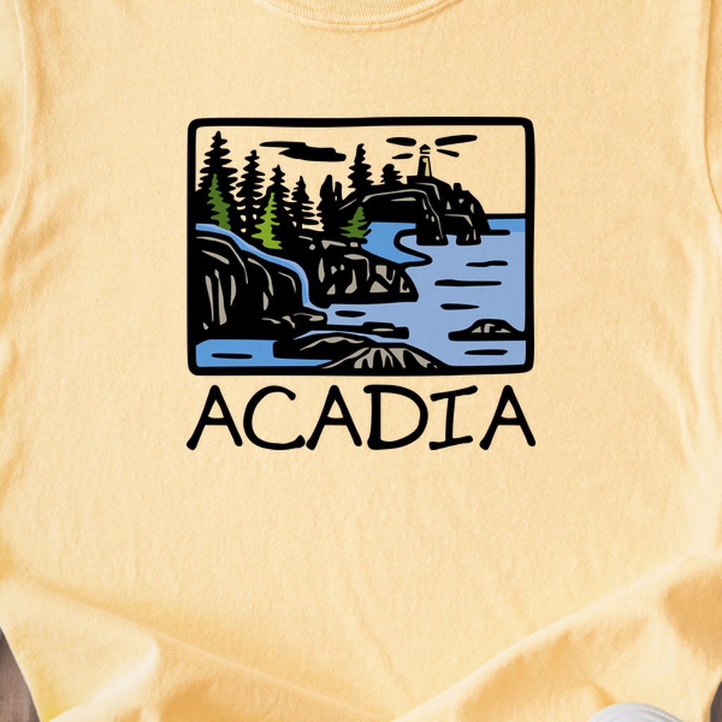 Acadia National Park Kids Cotton T-Shirt