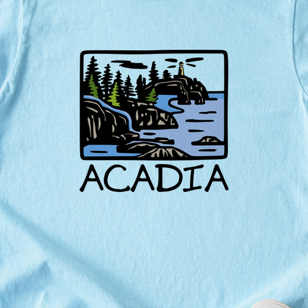 Acadia National Park Kids Cotton T-Shirt