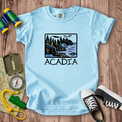 Acadia National Park Kids Cotton T-Shirt