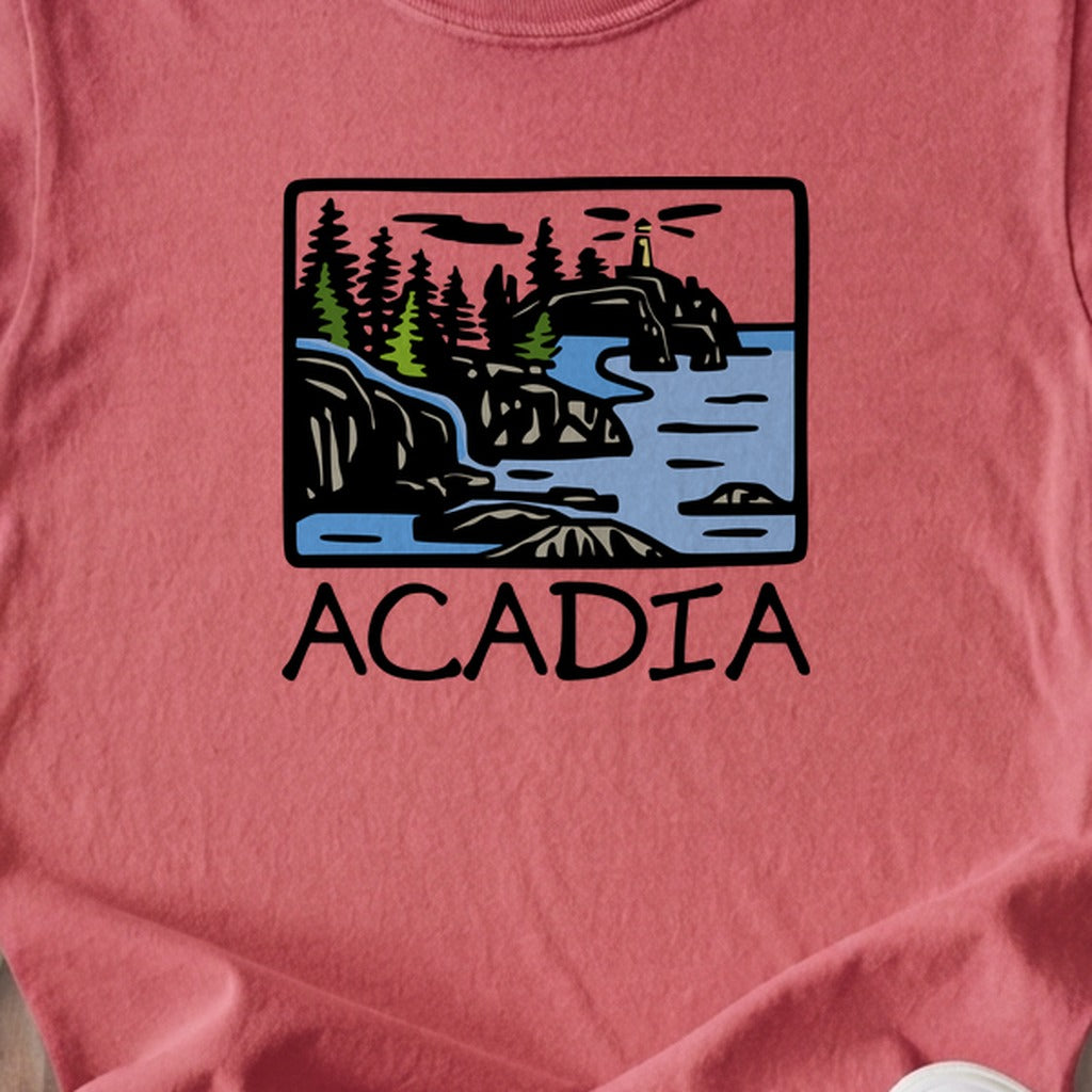 Acadia National Park Kids Cotton T-Shirt