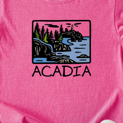 Acadia National Park Kids Cotton T-Shirt