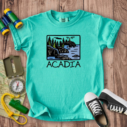 Acadia National Park Kids Cotton T-Shirt