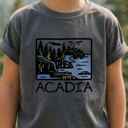 Acadia National Park Kids Cotton T-Shirt