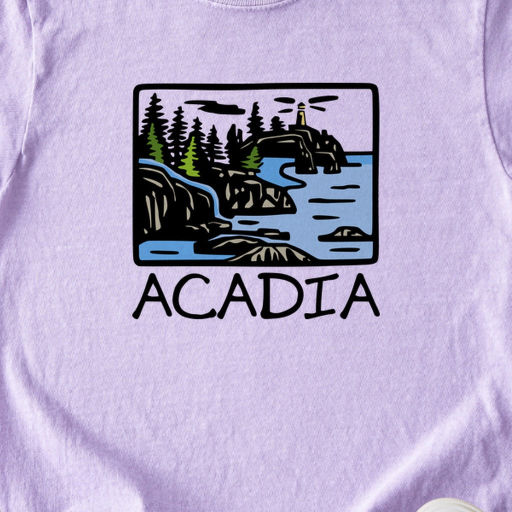 Acadia National Park Kids Cotton T-Shirt