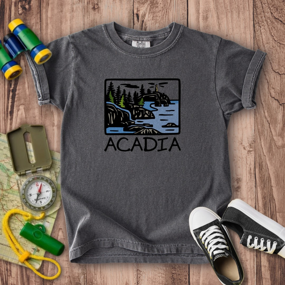 Acadia National Park Kids Cotton T-Shirt